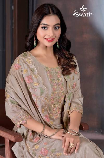 SWATI BY SWAGAT CHINON SALWAR KAMEEZ MANUFACTURER IN INDIA